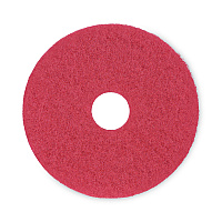 Boardwalk Buffing Floor Pads, 15" Diameter, Red, 5/Carton (BWK4015RED)