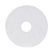 Boardwalk Polishing Floor Pads, 13" Diameter, White, 5/Carton (BWK4013WHI)