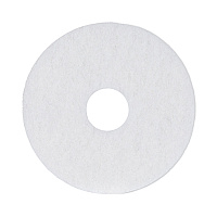 Boardwalk Polishing Floor Pads, 13" Diameter, White, 5/Carton (BWK4013WHI)