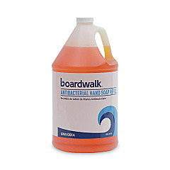 Boardwalk Antibacterial Liquid Soap, Clean Scent, 1 gal, 4/Carton (BWK430CT)