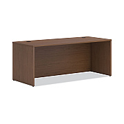 HON Mod Desk Shell, 72" x 30" x 29", Sepia Walnut, 2/Carton (HONLDS7230LE1)
