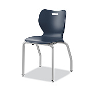 HON SmartLink Four-Leg Chair, 19.5" x 19.63" x 31", Regatta Seat, Regatta Base, 4/Carton (HONSL4L18EREP)