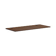 HON Mod Worksurface, Rectangular, 72w x 30d, Sepia Walnut (HONPLRW7230LE1)