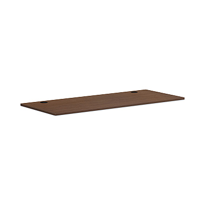 HON Mod Worksurface, Rectangular, 72w x 30d, Sepia Walnut (HONPLRW7230LE1)