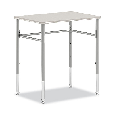 HON SmartLink Student Desk, Rectangle,  20" x 26" x 23" to 33", White, 2/Carton (HONRECT2026EG1T)