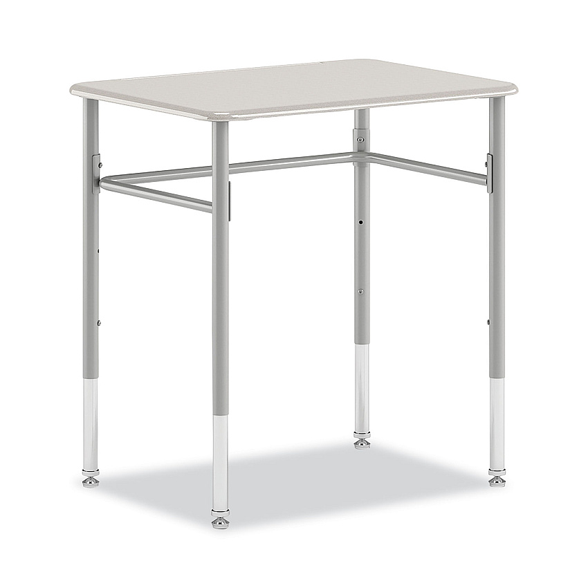 HON SmartLink Student Desk, Rectangle,  20" x 26" x 23" to 33", White, 2/Carton (HONRECT2026EG1T)
