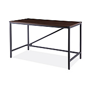Alera Industrial Series Table Desk, 47.25" x 23.63" x 29.5", Modern Walnut (ALELTD4824WA)