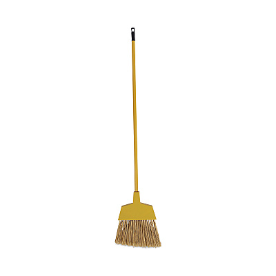 Boardwalk Poly Bristle Angler Broom, 53" Handle, Yellow, 12/Carton (BWK932M)