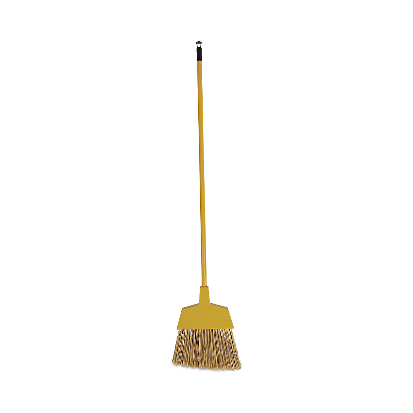 Boardwalk Poly Bristle Angler Broom, 53" Handle, Yellow, 12/Carton (BWK932M)