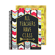 Carson-Dellosa Education Teacher Planner, Weekly/Monthly, Two-Page Spread (Seven Classes), 11 x 8.5, Multicolor Cover, 2022-2023 (CDP105001)
