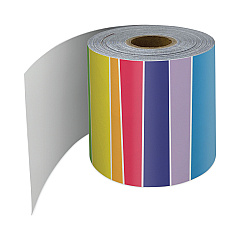 Carson-Dellosa Education Rolled Borders, Straight Border, Back to School: Rainbow, 2.25" x 65 ft, Multicolor (CDP108475)
