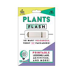 Carson-Dellosa Education In a Flash USB, Plants, Ages 5-8, 191 Pages (CDP109565)