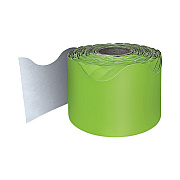 Carson-Dellosa Education Rolled Borders, Scalloped Border, Back to School, 2.25" x 65 ft, Lime (CDP108468)