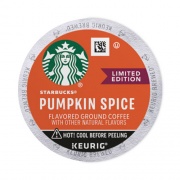 Starbucks Pumpkin Spice Coffee, K-Cups, 22/Box, 4 Boxes/Carton (12412028CT)