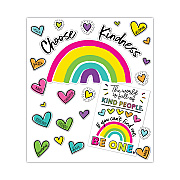 Carson-Dellosa Education Motivational Bulletin Board Sets, 75-Piece Set, Kind Vibes, 30" x 16", Multicolor (CDP110524)