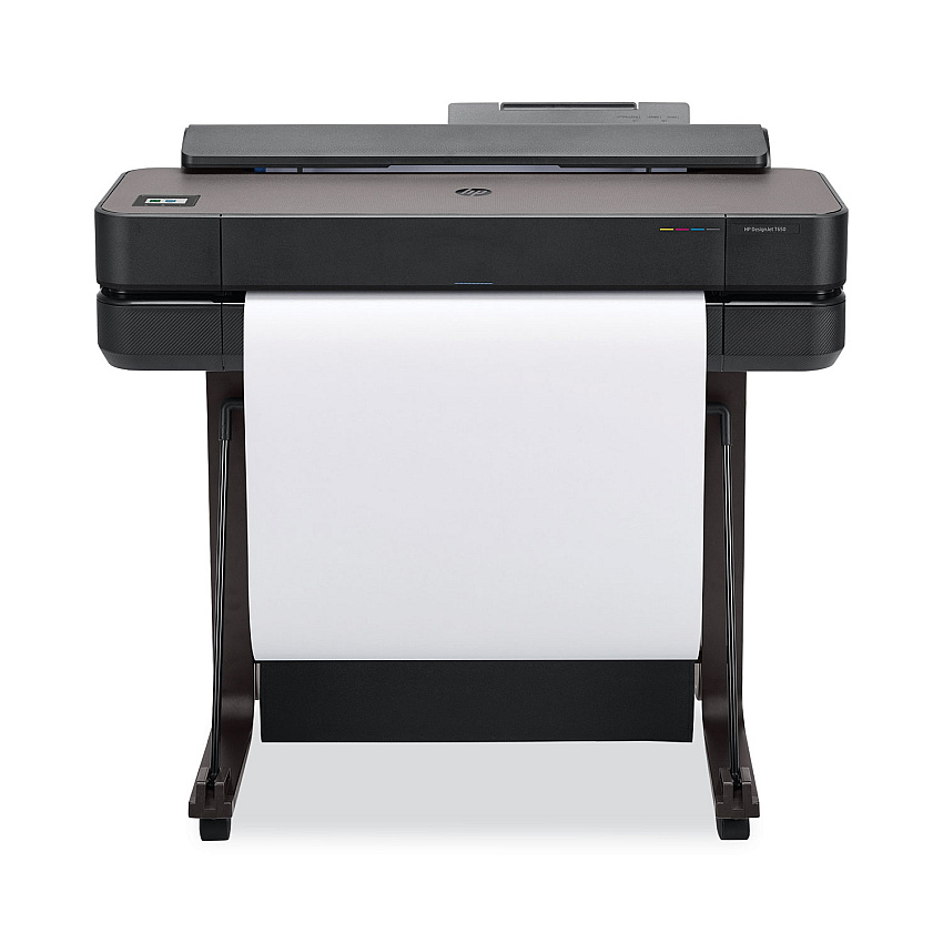 HP DesignJet T650 24" Large-Format Wireless Plotter Printer with Extended Warranty (HEW5HB08H)