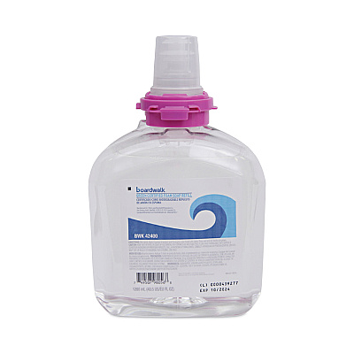 Boardwalk Green Certified Foam Soap Refill, Fragrance-Free, 1,200 mL, 2/Carton (BWK42400)