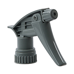 Boardwalk Chemical-Resistant Trigger Sprayer 320CR, 7.25" Tube, Fits16 oz Bottles, Gray, 24/Carton (BWK72108)