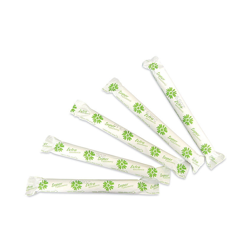 HOSPECO Comfort Plus Bulk Tampons, Super Absorbency, 500/Carton (MTB500S)