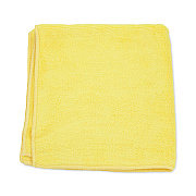HOSPECO MicroWorks Microfiber Towels, 12 x 12, Yellow, Dozen (HOS2501YDZ)