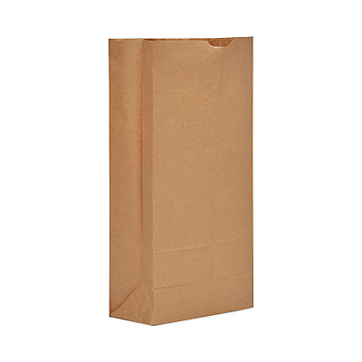 AJM Packaging Grocery Bag, 15" x 16.75" x 19", Brown, 1,000/Bundle (BAGGK25)