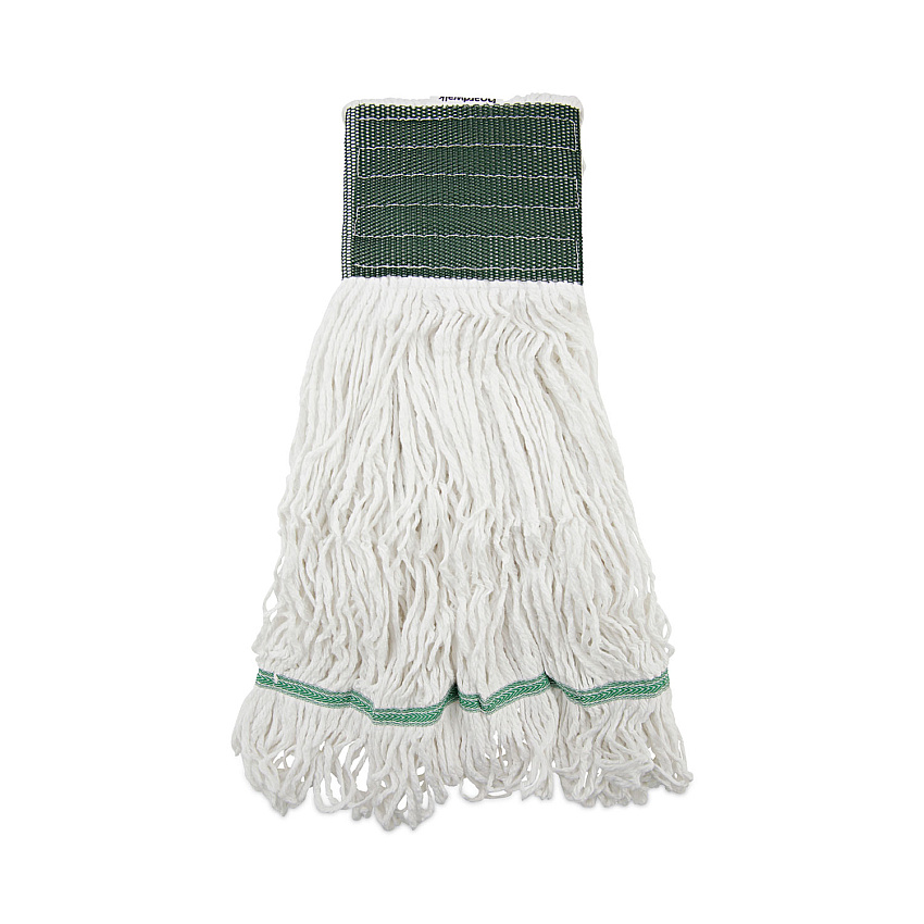 Boardwalk Loop End Rayon Mop Head, Rayon, Medium, 14 oz, White, Dozen (BWKSP200M14DZ)