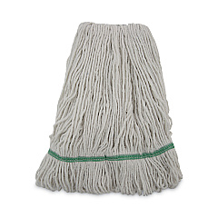 Boardwalk Mop Head, Premium Standard Head, Cotton/Rayon Fiber, Medium, White (BWK502WHNB)