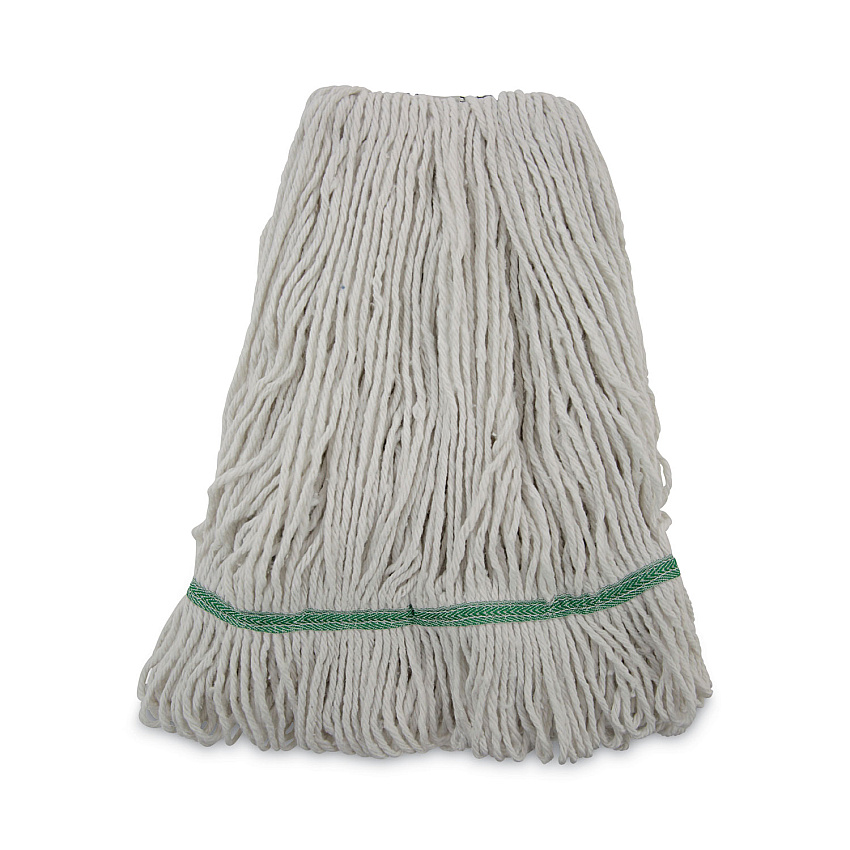 Boardwalk Mop Head, Premium Standard Head, Cotton/Rayon Fiber, Medium, White (BWK502WHNB)