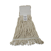 Boardwalk Mop Head, Pro Loop Web/Tailband, Premium Saddleback Head, Ctn, 24-oz., WH, 12/CT (BWK524C)