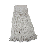 Boardwalk Mop Head, Pro Loop Web/Tailband, Premium Saddleback Head, Ryn, 24-oz., WH, 12/CT (BWK524R)