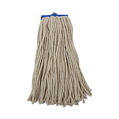 Boardwalk Cut-End Lie-Flat Wet Mop Head, Cotton, 16oz, White (BWK716CEA)