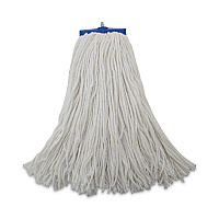 Boardwalk Mop Head, Economical Lie-Flat Head, Rayon Fiber, 20oz, White, 12/Carton (BWK720R)