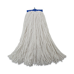 Boardwalk Mop Head, Economical Lie-Flat Head, Rayon Fiber, 20oz, White, 12/Carton (BWK720R)