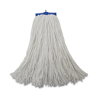 Boardwalk Mop Head, Economical Lie-Flat Head, Rayon Fiber, 20oz, White, 12/Carton (BWK720R)