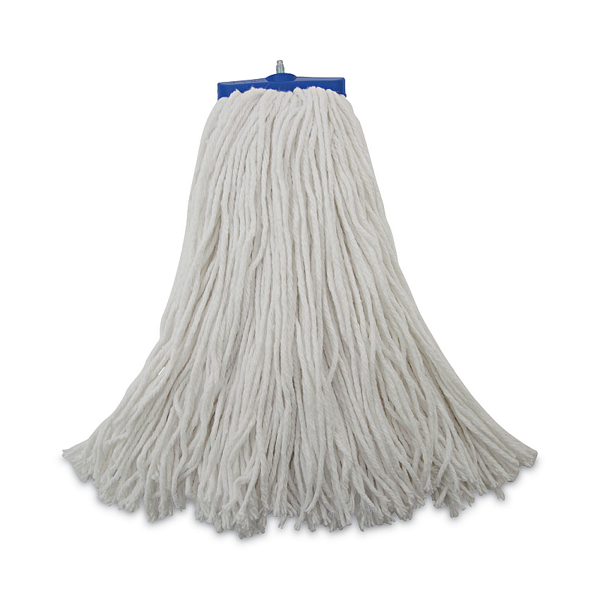 Boardwalk Mop Head, Economical Lie-Flat Head, Rayon Fiber, 20oz, White, 12/Carton (BWK720R)