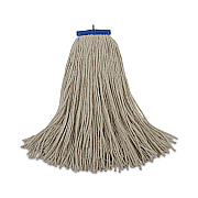 Boardwalk Cut-End Lie-Flat Wet Mop Head, Cotton, 24oz, White (BWK724CEA)