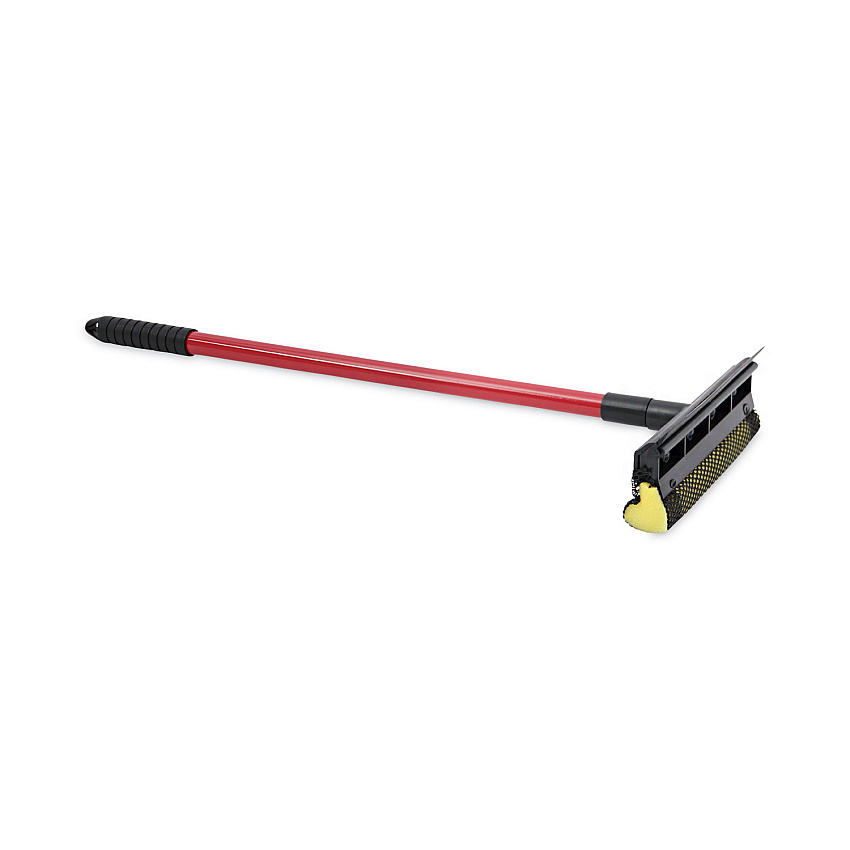 Boardwalk General-Duty Squeegee, 8" Wide Blade, Black/Red, 21" Handle (BWK824)