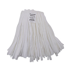 Boardwalk Nonwoven Cut End Edge Mop, Rayon/Polyester, #20, White, 12/Carton (BWKBW2020)