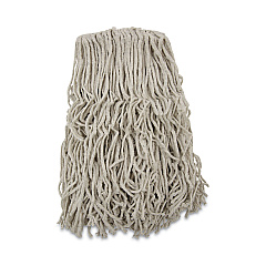 Boardwalk Banded Cotton Mop Heads, 24oz, White, 12/Carton (BWKCM20024)
