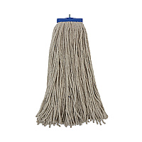 Boardwalk Mop Head, Lie-Flat Head, Cotton Fiber, 24 oz., White, 12/Carton (BWKCM22024)