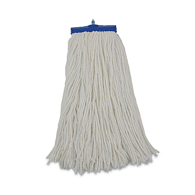Boardwalk Cut-End Lie-Flat Mop Head, Rayon, 16oz, White, 12/Carton (BWKRM32016)