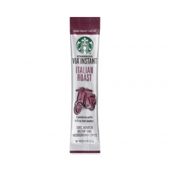 Starbucks VIA Ready Brew Coffee, 0.12 oz, Italian Roast, 50/Box (11008130)