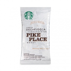 Starbucks Coffee, Pike Place Decaf, 2 1/2 oz Packet, 18/Box (11023061)