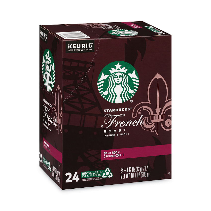 Starbucks French Roast K-Cups, 24/Box (SBK011111158)