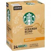 Starbucks Veranda Blend Coffee K-Cups Pack, 24/Box (011111159)
