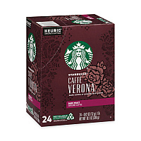 Starbucks Caffe Verona Coffee K-Cups Pack, 24/Box (SBK011111160)