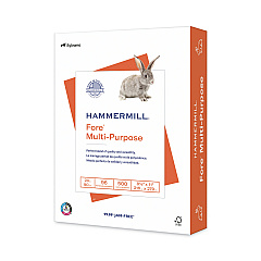 Hammermill Fore Multipurpose Print Paper, 96 Bright, 24 lb Bond Weight, 8.5 x 11, White, 500 Sheets/Ream (HAM103283RM)