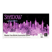Shadow Nitrile Powder Free 6 Mil Exam Gloves Black Lrg, Case Of 1000 (SHD936)
