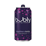 Bubly Flavored Sparkling Water, Blackberry, 12 oz Can, 8 Cans/Pack, 3 Packs/Carton (BUYPEP18119)