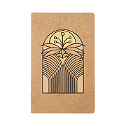 Denik Kraft Layflat Softcover Notebook, Desert Bloom Artwork, Medium/College Rule, Desert Sand/Multicolor Cover, (72) 8 x 5 Sheets (DNKKLC1166KL)